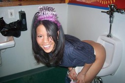 Nude asian girls in the toilet, oops and